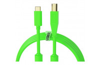Кабелі аудіо-відео DJ Techtools Chroma Cables: USB-C Green (Type-C to USB-B)