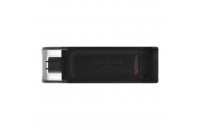 USB Flash накопители Kingston DataTraveler 70 Type-C 128GB USB 3.2 Black (DT70/128GB)