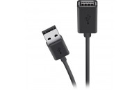 Кабели и удлинители Belkin USB 2.0 (AM/AF) Extension Cable 4.8 m Black (F3U153BT4.8M)