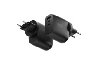 Зарядні пристрої Native Union Fast GaN Charger PD 67W 3 Ports Black (FAST-PD67-BLK-2CA)