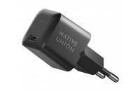 Зарядные устройства Native Union Fast GaN Charger PD 30W USB-C Port Black (FAST-PD30-2-BLK-EU)