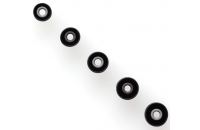  Final Audio Earpiece Type E for TWS Black (set 5 pair) (FI-WEPEBLA)