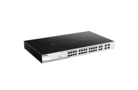 Сетевое оборудование D-Link DGS-1210-28P 24xGE PoE, 4xGE/SFP, 193Вт, WebSmart