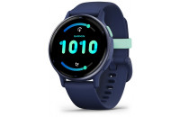  Garmin Vivoactive 5 Metallic Navy Aluminium Bezel with Navy Case and Silicone Band (010-02862-12)