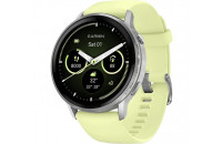  Garmin Venu 4 - 45 mm, Silver bezel with citron silicone band (010-03014-02)