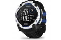  Garmin Instinct 3 – 50 mm, Solar, Whitestone with black/bolt blue silicone band (010-02935-03)