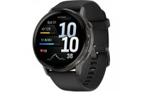 Смарт-годинники Garmin Venu 4 - 45 mm, Slate bezel with black silicone band (010-03014-00)