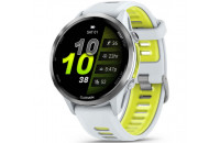  Garmin Forerunner 970, Whitestone/Amp Yellow (010-02969-11)