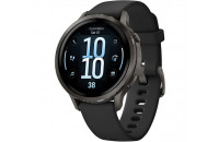 Смарт-годинники Garmin Venu 4 - 41 mm, Slate bezel with black silicone band (010-03013-02)
