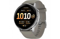  Garmin Venu 4 - 45 mm, Silver bezel with silver gray silicone band (010-03014-01)