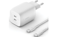  Belkin BoostCharge Pro 65W PD PPS GAN + USB-С - USB-С Cable 2m White (WCH013VF2MWH-B6)