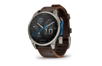 Смарт-годинники Garmin D2 Mach 2, 47mm, Saph, Bare Ti/Blk w/LthrBd (010-02904-31)