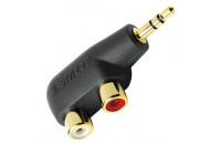 Кабелі аудіо-відео AUDIOQUEST Hard Mini/RCA Adaptor (Male Stereo 3.5mm./-2x Female RCA)