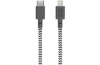 Кабелі та перехідники Native Union Key Cable USB-C to Lightning Zebra (KEY-KV-CL-ZEB)