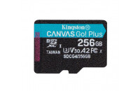 Карты памяти Kingston microSDXC 256GB C10 UHS-I U3 A2 V30 R200/W160MB/s + SD (SDCG4/256GB)