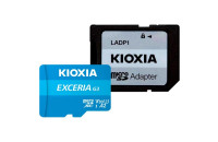 Карты памяти Kioxia microSDXC 512GB UHS-I U3 V30 Exceria + SD Adapter (LMEX3L512GG2)