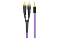  Melodika Purple Raine stereo jack cable 3.5mm - 2x RCA length 1,5m