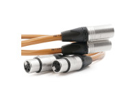 Кабели аудио-видео Melodika Brown Sugar Interconnect cable 2x XLR - 2x XLR lenght 1,5m