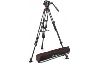 Штативы и моноподы Manfrotto 504X Fluid Video Head with Alu Twin Leg Tripod MS (MVK504XTWINMA)