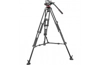 Штативы и моноподы Manfrotto 546BK-1 PRO VIDEO ALUMINIUM SYSTEM-4KG + головка MVH502A (MVH502A,546BK-1)