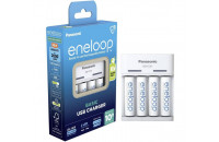 Зарядные устройства Panasonic Basic Charger USB + Eneloop 4AA 2000 mAh NI-MH (K-KJ61MCD40USB)