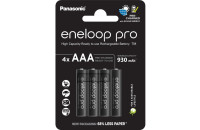 Акумулятори Panasonic Eneloop Pro AAA 930 mAh 4BP Ni-MH (BK-4HCDE4CP)