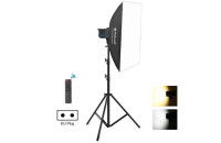 Кольцевой свет Puluz PKT3111EU 120W Photo Studio Strobe Flash Light Kit