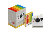  Polaroid Now Gen 3 Pebble White + Color Film Bundle (8 photos)