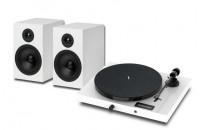  Pro-Ject Set Jukebox E1 + Speaker Box 5 White/White