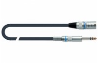 Кабели аудио-видео Quik Lok CM189-3BK (stereo 6.3 - XLR male) 3m