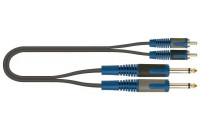 Акустика Quik Lok RKSA130-5 (2 x mono 6.3 - 2 x RCA) 5m