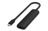Хаби та кардридери Satechi 4-in-1 USB-C Slim Multiport 4K Black (ST-P4SK)