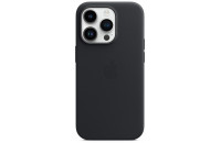 Чехлы и защитные стекла SoftCase iPhone 14 Pro Leather Case with MagSafe Midnight