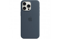 SoftCase iPhone 15 Pro Max Silicone Case with MagSafe and Animation Storm Blue