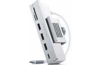 Хаби та кардридери Satechi Aluminum Type-C Clamp Hub Silver for iMac 24 (ST-UCICHS)