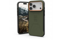 Чохли та захисне скло  UAG iPhone 17 Pro Max, Civilian MagSafe, Olive/Orange (114546117297)