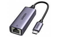 Хаби та кардридери Ugreen CM199 USB-C to Ethernet Adapter Grey (50737)