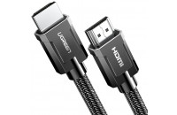 Кабелі аудіо-відео UGREEN HD135 HDMI 2.1 (AM/AM) 8K Round Cable with Braided 1m Gray