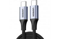 Кабели и переходники UGREEN US535 USB-C to USB-C 240W PD Fast Charging Cable 1m Space Gray (15311)