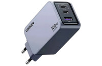 Зарядные устройства UGREEN X757 Nexode Pro 100W 2xType-C PD, 1xUSB-A GaN Charger Grey (25874)