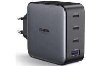 Зарядні пристрої UGREEN CD226 100W 3xType-C PD, USB-A Wall Charger Black (40747)