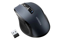 Компьютерные мыши Ugreen Ergonomic Wireless Silent Dual-Mode Mouse Gray MU006 (15063)