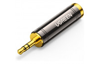 Аксесуари для навушників UGREEN AV168 3.5mm Male to 6.35mm Female Black (60711)