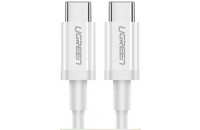 Кабели и переходники UGREEN US264 Type-C - Type-C Cable ABS 1m White (60518)