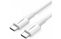 Кабели и переходники UGREEN US300 Type-C - Type-C 100W 5A Cable 2 m White (60552)