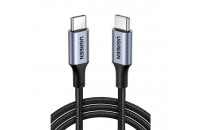 Кабелі та перехідники UGREEN US316 Type-C - Type-C 100W 5A Cable Aluminium 3 m Black (90120)