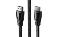 Саундбары UGREEN HD140 8K HDMI 2.1 Cable Braided 1.5m Black