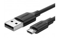 Кабели и переходники UGREEN US289 USB 2.0 to Micro USB Cable Nickel Plating 2A 1.5m Black (60137)