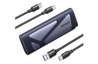 Жорсткі диски, SSD Ugreen CM767 NVMe/SATA M.2 SSD to USB 3.2 Gray (15813)