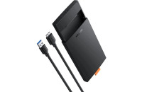 Жесткие диски, SSD Ugreen CM237 USB 3.0 to 2.5' SATA Hard Driver Enclosure Black (60353)